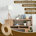 thumbnail image 5 of Uxcell 1/2 inch x 49ft Wood Veneer Edge Banding, Flexible White Oak Edging Strips for Furniture Restoration, 5 of 7