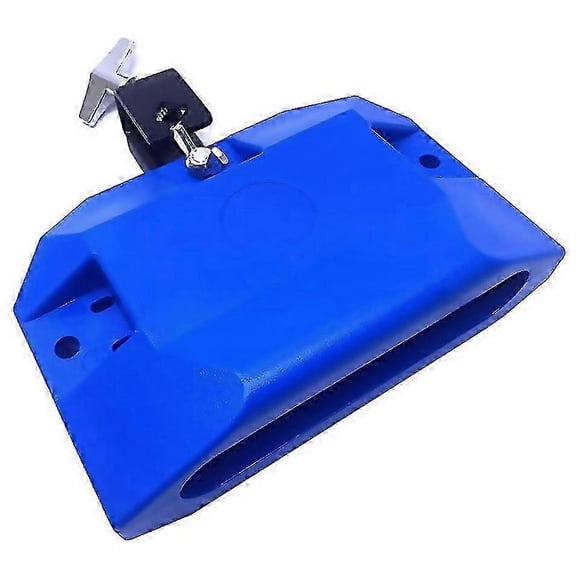 For Jam Drum Block Musical Instrument Plastic With 3 Sided Mount Medium Pitch Blue 26s