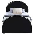 thumbnail image 7 of Meridian Furniture Brody Black Velvet Twin Bed, 7 of 7