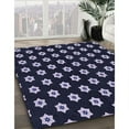 thumbnail image 3 of Ahgly Company Machine Washable Indoor Square Transitional Periwinkle Purple Area Rugs, 8' Square, 3 of 7