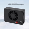thumbnail image 4 of Ventilador de Enfriamiento de la Cámara, de Enfriamiento externo de Cámara 2 Velocidad Tipo C 5v Entrada Compacte Compacto para La Transmisión en Vivo Para A7M4 ZVE1, 4 of 7