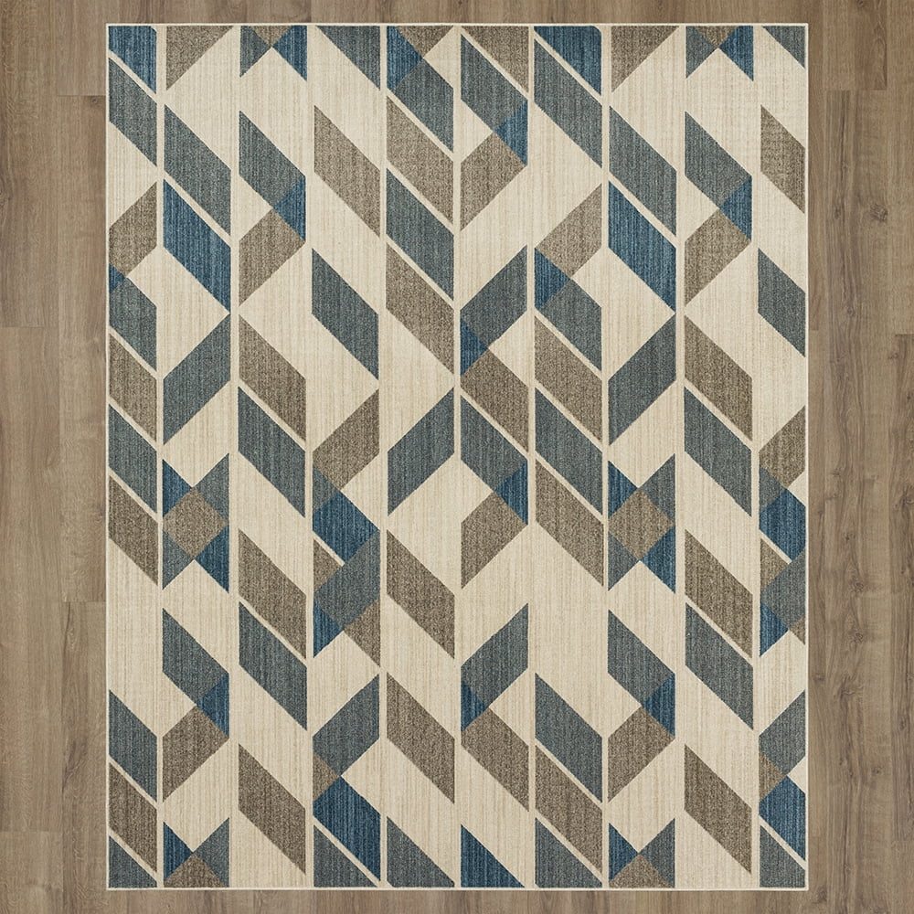 Mohawk Home Vaughan Woven Indoor Area Rug, Blue, 8' x 10'