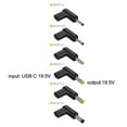 thumbnail image 6 of Laptop Charging Adapter Female Type C to Male DC Jack Plug Converter PD Power Charger Connector Tip for Laptop Speaker, 6 of 13