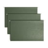Smead Hanging File Folder with Tab, 1/3- Cut Adjustable Tab, Legal Size, Standard Green, 25 per Box (64135)