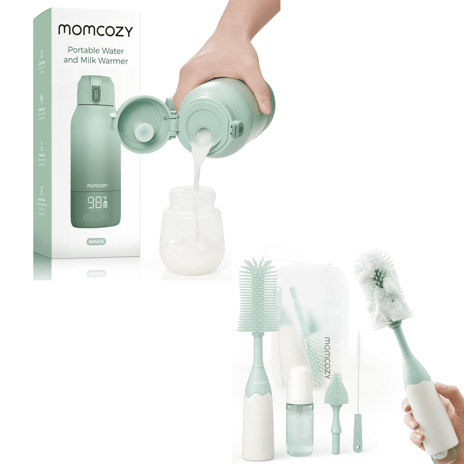 Momcozy Portable Milk Warmer for Travel, Portable, Fast Heating