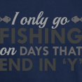 thumbnail image 3 of CafePress - I Only Go Fishing T Shirt - Men's Classic Graphic Cotton T-Shirt, 3 of 4