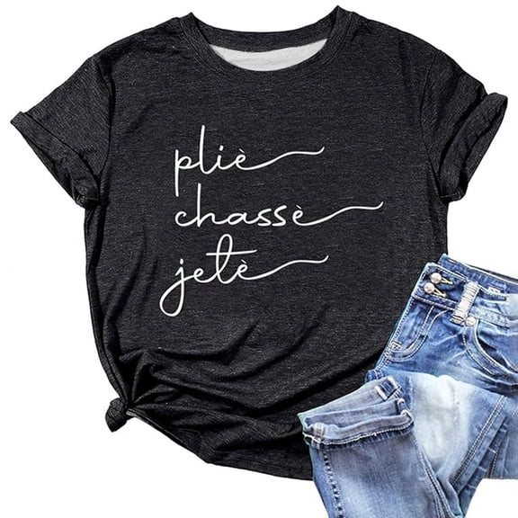 A Fashionable and Casual Printed Short Sleeve Round Neck T Shirt Top for women Tee Shirts Pack Juniors Graphic Tops women Shirts Casual