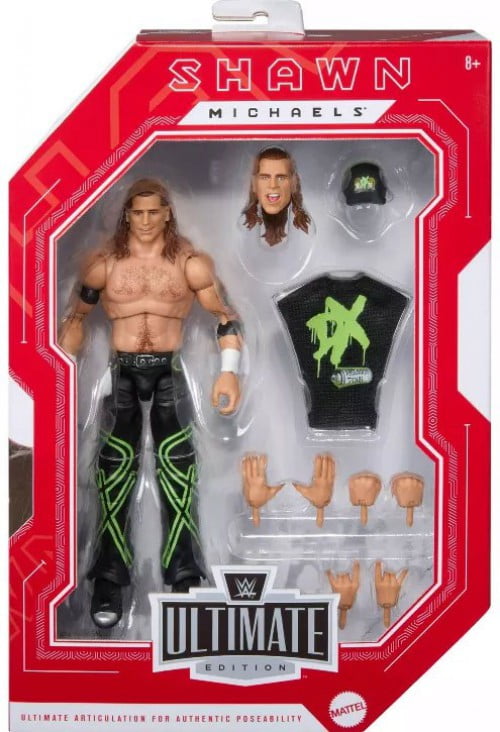 WWE Wrestling Series 3 Shawn Michaels Action Figure - Walmart.com