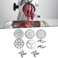 thumbnail image 4 of 9Pcs Meat Grinder Plate Discs, Meat Grinder Attachment, Grinding Blade Food Grinder Accessories Meat Grinder Parts Blade, for Meat Grinder, 4 of 8