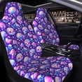 thumbnail image 2 of Uemuo colorful mushroom Skull rainbow Pattern Car Seat Covers for Front Seats Waterproof Seat Covers for Cars, Universal Auto Front Seats Protector Fits for Car-2 PCS, 2 of 6