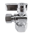 thumbnail image 2 of Kingston Brass Baseline 1/2" FIP x 3/8" OD Comp Angle Stop Valve Brushed Nickel, 2 of 5