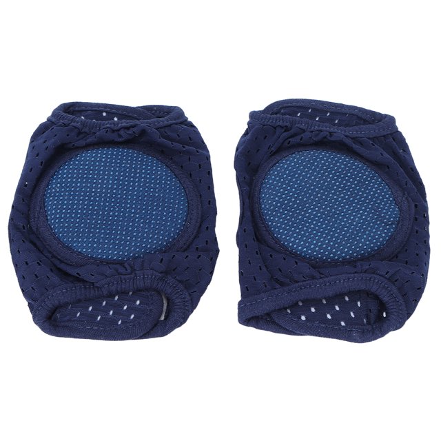 Baby Crawling Knee Pads, Knee Protection Comfortable Wearing Baby Knee Pads Soft Cotton For Home Use For Walk Learning For Kids Grey,Navy Blue