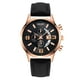 thumbnail image 1 of Reloj de cuarzo para hombre, relojes para hombre YOLAKO Reloj analógico de acero inoxidable con correa de cuero y cuarzo de moda informal para hombre, 1 of 3