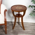 thumbnail image 5 of Butler Specialty Company Dalton Wood Round 15.75"W Accent Table - Brown, 5 of 5