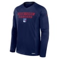 thumbnail image 2 of Men's Fanatics Navy New York Rangers Authentic Pro Rink Tech Long Sleeve T-Shirt, 2 of 3