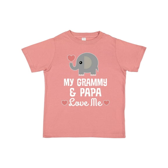 Inktastic Grammy and Papa Love Me Grandchild Boys or Girls Toddler T-Shirt