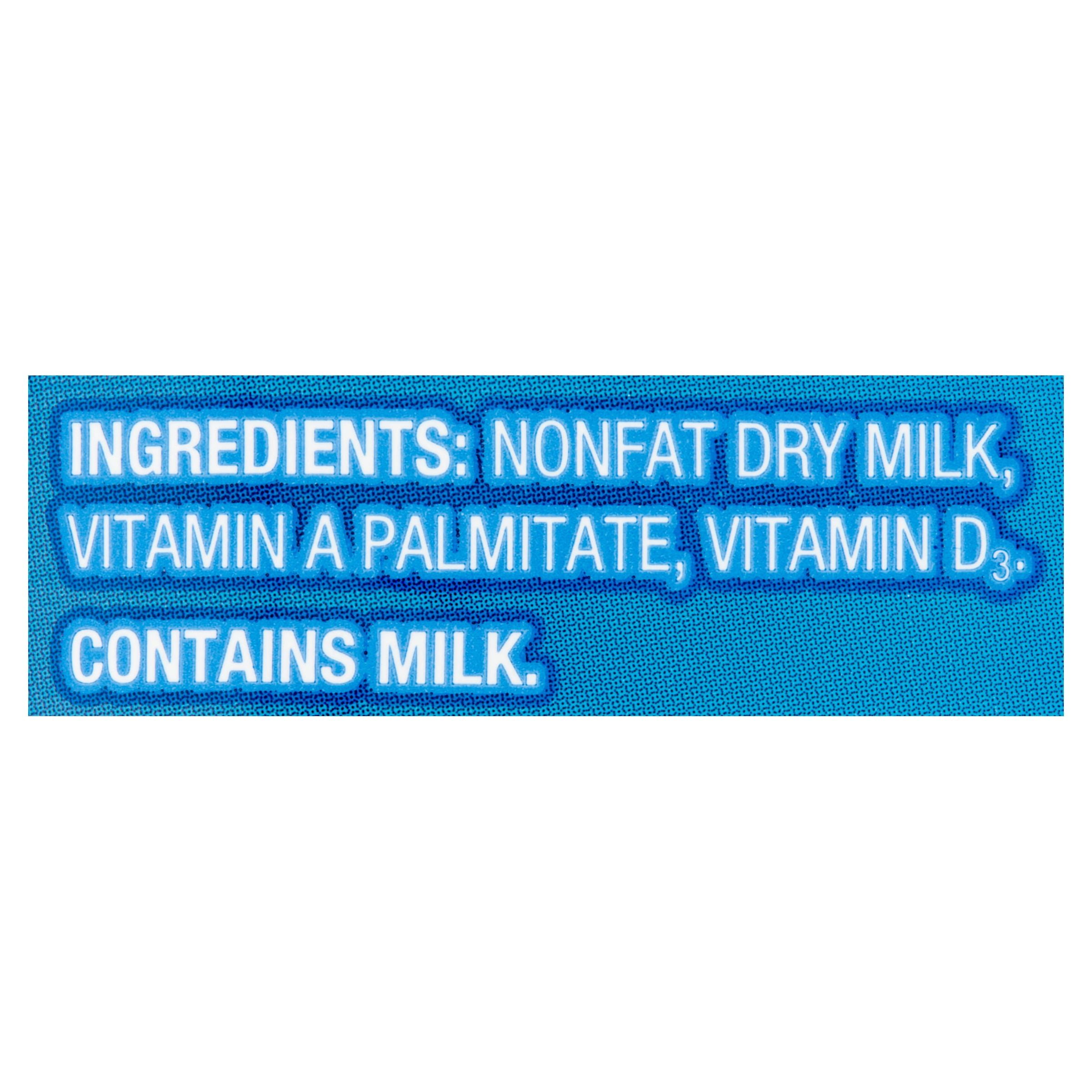Great Value Instant Nonfat Dry Milk, 25.6 oz Bag, Makes 8 Quarts