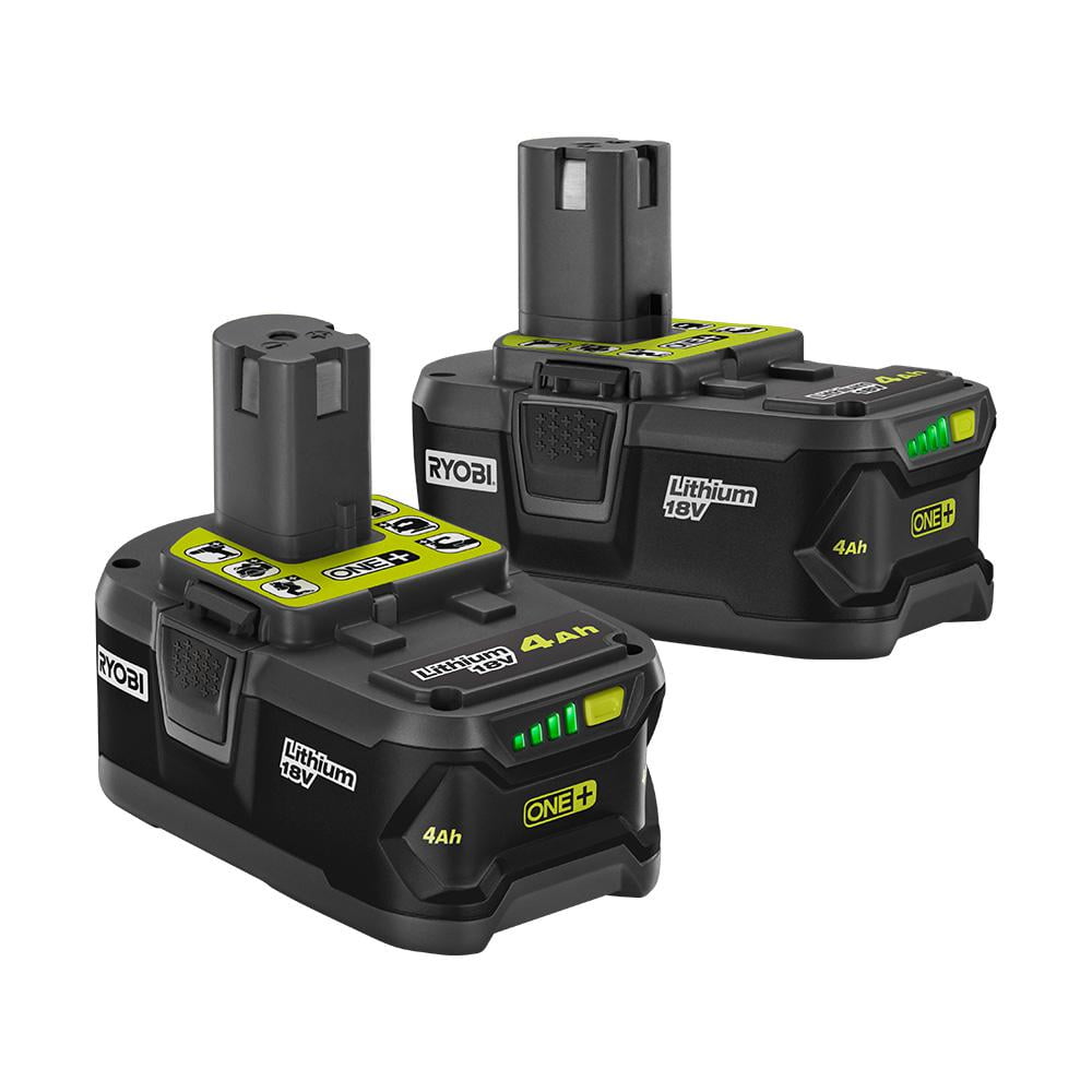 18 Volt One Lithium Ion Battery Pack 4 0 Ah 2 Pack Brickseek