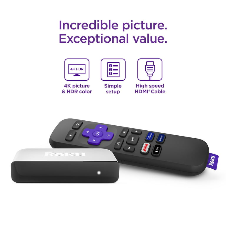 Roku Premiere  4K/HDR Streaming Media Player with Premium High