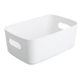 thumbnail image 1 of Storage Organizer Container, Plastic Stylish Storage Bin Convenient  for Snacks for Desktop for Shelves, 1 of 8