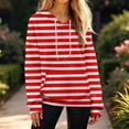 thumbnail image 1 of mfyjkho Tops Casuales Para Mujer, Sudadera Con Capucha, Manga Larga, Bolsillo, Cordón Y Estampado Para Mujer, Estilo Casual Y Moderno Tops De Gimnasio Para Mujer Xxl, 1 of 4