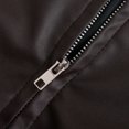 thumbnail image 5 of AZoiNM Men's Faux Leather Jacket Casual Motorcycle Biker Coat Stand Collar Zip Front Lightweight Fashion Outerwear with Zipper Pockets, 5 of 13