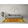 thumbnail image 3 of Ahgly Company Indoor Rectangle Persian Yellow Traditional Area Rugs, 2' x 4', 3 of 4