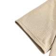 thumbnail image 5 of Men Shirts Summer Chest Pocket Zipper Lapel Short Sleeve Comfortable Polo Business Tops, 5 of 9