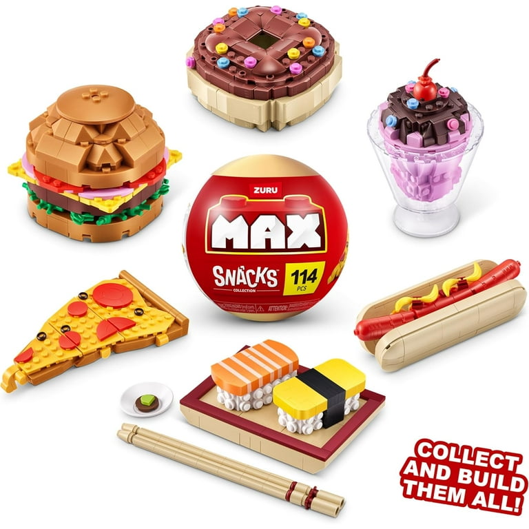 SURPRISE FOR MAX マックスシリーズ MAX Build More Premium Snacks Building Bricks (Assorted) Novelty