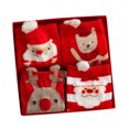 thumbnail image 2 of WHEANG 4 Pcs Christmas Socks for Women Men Fuzzy Socks Gift Box Embroidered Cartoon Cozy Plush Non‑Slip Slippers Socks for Holiday Home Wear M 2026 Sales, 2 of 2