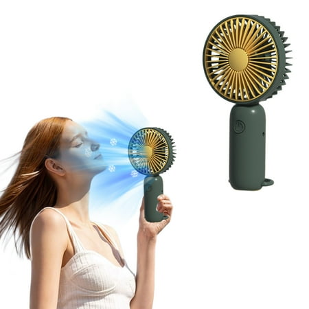

Werulen House Stuff For New Apartment Savings Clearance Handheld Small Fan Mini Portable Fan Placeable Desktop Small Fan Rechargeable Use Long Life Small Fan No Need To Connect Rechargeable Cord
