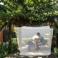 thumbnail image 2 of Mosquitera para exterior XXL para jardín, 200 x 100 x 200 cm, mosquitera para cama de matrimonio cuadrada y móvil para interior, para balcones, pérgolas, piscinas, patios, jardines y acampadas, 2 of 4