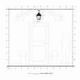 thumbnail image 4 of Livex Lighting Mansfield 3 Light Outdoor Chain Lantern, 4 of 4
