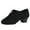 Black, variant on Latin Dance Shoes Women Ballroom Tango Party Oxford Mid Heel Mesh Dancing Shoes