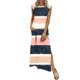 thumbnail image 1 of TaTaai Women's Fashion Solid Color Round Neck Sleeveless Knee Length Dress Casual Loose Waist Design with Side Pockets Soft Breathable Material for Spring Summer Daily Outings Gift, 1 of 6