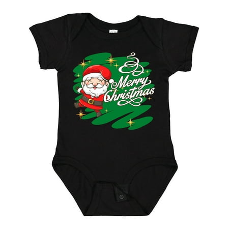 

Inktastic Merry Christmas Sparkle Boys or Girls Baby Bodysuit