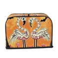 thumbnail image 2 of Lsque Halloween Flamingos Print 2 Slice Toaster Cover , Kitchen Appliance Dustproof Protector , Toaster Protector Dustproof Kitchen Appliance Cover, 2 of 7