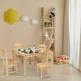 thumbnail image 4 of Modern Wood Kids Table and 4 Chairs Set, 4 of 8