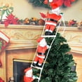 thumbnail image 3 of Christmas Santa Claus Climb Ladder Hanging Decoration For Xmas Tree Ornaments Lovely Kids New Year Gifts Party Home Decor, 3 of 8