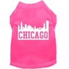Pet Dog Cat Shirt Screen Printed, "Chicago Skyline"