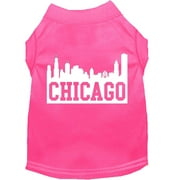 Pet Dog Cat Shirt Screen Printed, "Chicago Skyline"