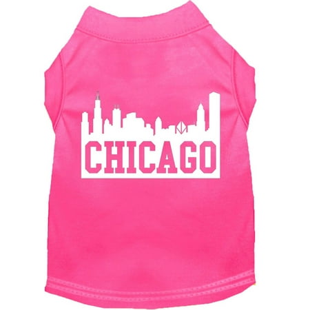 Pet Dog Cat Shirt Screen Printed, "Chicago Skyline"