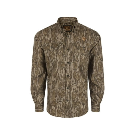 Ol Tom Men s Wingshooter Trey Shirt Mossy Oak Bottomland Large
