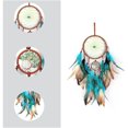 thumbnail image 4 of Atrapasueños Laklulu Atrapasueños hecho a mano Atrapasueños de plumas Atrapasueños pequeños Atrapasueños para colgar en la pared Decoración del hogar Adornos Decoración artesanal (70) (Luna), 4 of 7