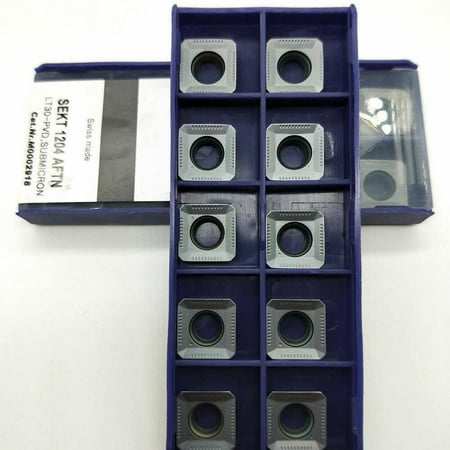

Fule 10pcs SEKT1204 AFTN LT130 for Steel Carbide Inserts
