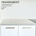 thumbnail image 1 of OULII 2pcs Universal Range Hood Oil Cup With Plastic Material Rectangular Kitchen Use Transparent, 1 of 8