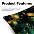 thumbnail image 2 of Fireflies Velvet Throw Pillow Covers Set of 2 - Sizes 16x16, 18x18, 20x20 Inches - Decorative Pillows with Unique Patterns for Various Occasions, 2 of 6