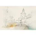 thumbnail image 3 of Isabelle Z 18x13 Black Modern Framed Museum Art Print Titled - City Sketches II, 3 of 5