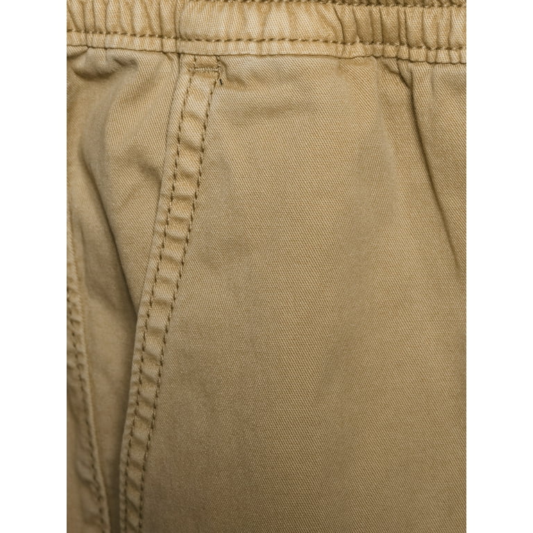 No Boundaries Men s and Big Men s Woven Seamed Twill Jogger Pants