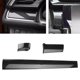 thumbnail image 4 of Tira de control central delantera para Honda Civic, 3 piezas Tira de control central delantera negra para Honda Civic Tira de control central negra Cubierta embellecedora Claridad notable, 4 of 9